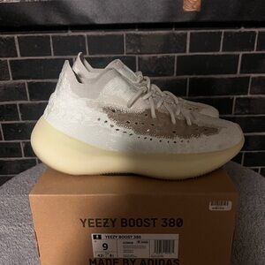 Adidas Yeezy Boost 380 in Cream and Tan